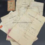 Dokumente des Obermatrosen Jacob Stübben aus Wevelinghoven, 1. Matrosendivision