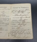 Dokumente des Obermatrosen Jacob Stübben aus Wevelinghoven, 1. Matrosendivision – Bild 3