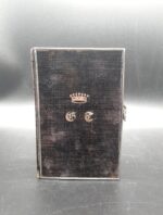 Evangelisches Gesangbuch 1865 mit Silber Einfassung und Eisernem Kreuz