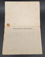 Urkunde Kriegsverdienstkreuz 2. Klasse 1939 mit Schwertern, 11./ Gr.Rgt.367 – Bild 2