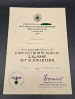 Urkunden des Obergefreiten Wecker, 5./ I.R.256 – Bild 5