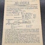 Waffentafel das Gewehr 98