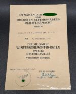 Urkunden des Pionier Kühn 2./ Pi.Batl.251 – Bild 3