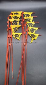 Wehrmacht Minenfähnchen/ Gaswarnfähnchen 10x – Bild 2