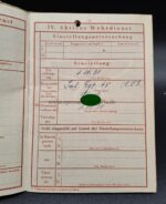 Wehrpass Stab/Geb.Jäg.Abt.85, Stab/Geb. Jäg. Ers.Btl.137 – Bild 6
