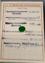 Wehrpass des Dr. Fritz Reutter (o. Prof. ad TH. Aachen) – Bild 3