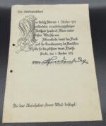 Urkunde Kolonialauszeichnung in Silber ( Löwenorden), selten – Bild 3