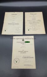 Urkunden des Gefreiten Nini im 2./ I.R.524 Stalingrad Kessel