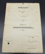 Urkunden des Gefreiten Nini im 2./ I.R.524 Stalingrad Kessel – Bild 2