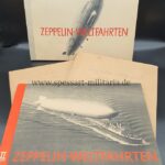 Sammelalbum Zeppelin Weltfahrten 1 & 2 mit Schuber