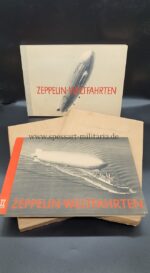 Sammelalbum Zeppelin Weltfahrten 1 & 2 mit Schuber