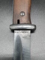Wehrmacht Seitengewehr SG 84/98 III für K98 (nicht nummerngleich) 41 ddl (E. & F. Hörster, Solingen) – Bild 11