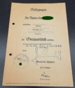 Urkunden Demjansk 1./Gren.Rgt.89 – Bild 8