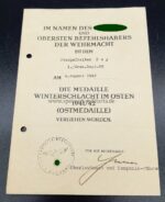 Urkunden Demjansk 1./Gren.Rgt.89 – Bild 6