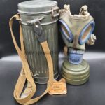 Wehrmacht Gasmaske mit Tornister