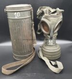 Wehrmacht Gasmaske mit Tornister – Bild 16