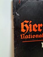 Papierschild "Hier spricht die NSDAP", selten – Bild 4