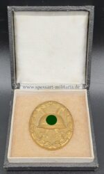 Verwundetenabzeichen in Gold 1939 im Etui – Bild 2