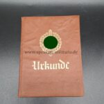 SA Sportabzeichen Urkundenheft Bronze