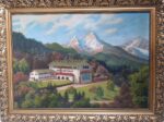 Gemälde des Berghofes ( Haus Wachenfeld) des Führers auf dem Obersalzberg – Bild 3