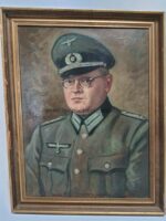 Ölgemälde eines Oberleutnant in der Heeresverwaltung – Bild 3