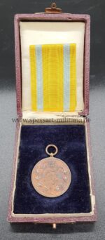 Sachsen Friedrich-August Medaille in Bronze im Etui – Bild 2