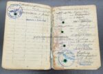 Luftwaffe Soldbuch eines Leutnants aus Siegburg in der leichten Flak Abt 749 – Bild 24