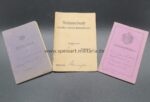 Dokumente Vater und Sohn des Vizefeldwebels Alber Franz Fischer im 2. Thüringischen Inf. Reg. 32, Goldene Verdienstmedaille – Bild 2