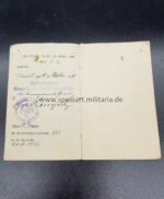 Dokumente Vater und Sohn des Vizefeldwebels Alber Franz Fischer im 2. Thüringischen Inf. Reg. 32, Goldene Verdienstmedaille – Bild 19