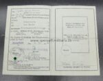 Dokumente Familie Freese, Sturmboot Führerschein auf dem Rhein, Pionier Ers.u.Aus.Batt 33 – Bild 5