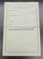 Dokumente Familie Freese, Sturmboot Führerschein auf dem Rhein, Pionier Ers.u.Aus.Batt 33 – Bild 6