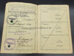 Dokumente Familie Freese, Sturmboot Führerschein auf dem Rhein, Pionier Ers.u.Aus.Batt 33 – Bild 22