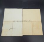 Urkunden des Obergefreiten Lachner im 2./lei. Flakabteilung 74 (mot), Verleihungen 1945 – Bild 2