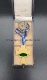 Ehrenkreuz der deutschen Mutter in Gold im Etui, Hst. FLL – Bild 4