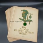 Die Kunst im Deutschen Reich Jahrgang 1942, komplett Ritterkreuzausgabe
