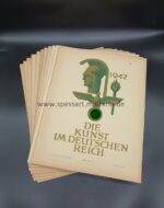 Die Kunst im Deutschen Reich Jahrgang 1942, komplett Ritterkreuzausgabe