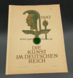 Die Kunst im Deutschen Reich Jahrgang 1942, komplett Ritterkreuzausgabe – Bild 3