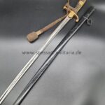 Preussen Löwenkopfsäbel der Kavallerie Säbel für Offiziere mit Portepee, Car Eickhorn, Solingen