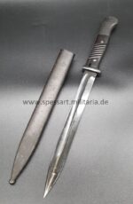 Wehrmacht Seitengewehr SG 84/98 III für K98 (nicht nummerngleich) E.&.F. Hörster 1938 – Bild 2