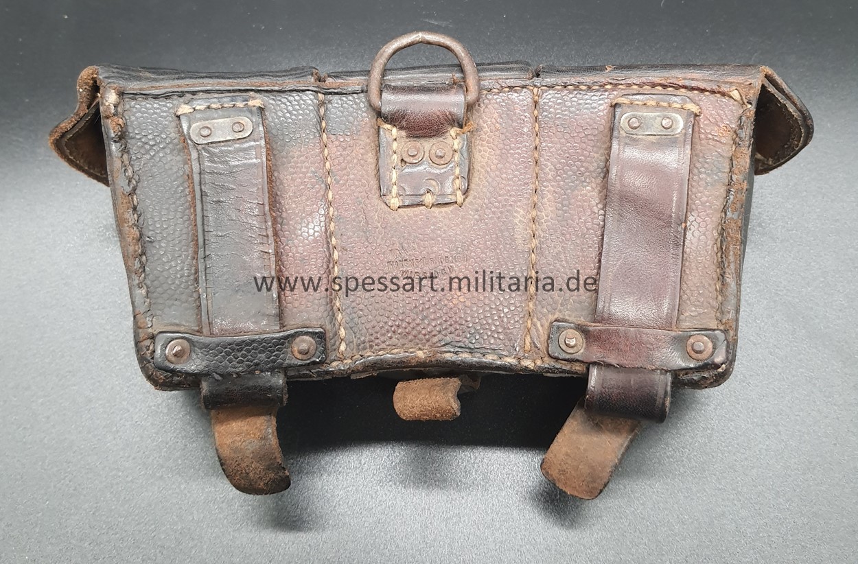 4 Alte Armee Militär Munitionstaschen Patronentaschen Leder | Kaufen