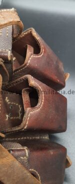 1.Weltkrieg Patronentasche, ungeschwärztes Leder 1917 – Bild 6