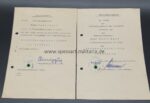 Luftwaffe Urkunden des Hauptwachmeister Radscheit, 7. /Flaksturmregiment 52 (mot), 1945 – Bild 3