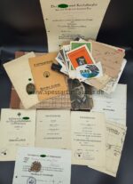 Urkunden, Dokumente und Fotos Leutnant Büch aus Dudenweiler 5.Batterie (Selbstfahrlafette) Artillerie Regiment 71, gefallen/vermisst in Polen