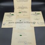 Urkunden Memelland, Stb.Kp.Pz.Gren.Rgt.114, Nachr.-Zg./I.R.243, Stab III./Inf.Rgt.43