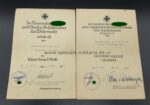 Urkunden Memelland, Stb.Kp.Pz.Gren.Rgt.114, Nachr.-Zg./I.R.243, Stab III./Inf.Rgt.43 – Bild 3