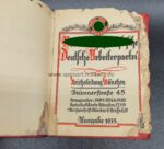 NSDAP Parteibuch, gefallen 26.1.42 – Bild 4