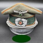 Schirmmütze Offizier Wehrmacht Feldgendarmerie – Bild 13