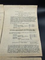 Urkunden Sanitäts-Obergefreiter, Führer-Begleit-Brigade, Stab/Pz.-Gren.-Brigade von Werthern (Großdeutschland, Personenschutz des Führers), sehr selten – Bild 4