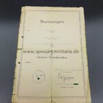 Urkunde Infanterie Sturmabzeichen Großdeutschland, Stabskompanie/Pz.Gren.Rgt Großdeutschland