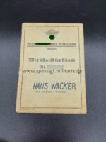 Dokumente Wacker, NSFK, Fieseler Werke, Fallschirmjäger etc – Bild 7